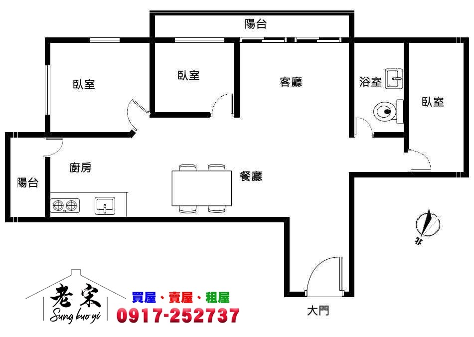 中清水湳市場 | 精緻全新裝潢 | 電梯三房照片12